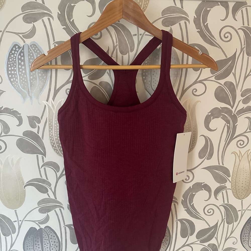 Women's Burgundy Tank Top
